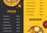 design price list, checklist, menu list, and pricing table